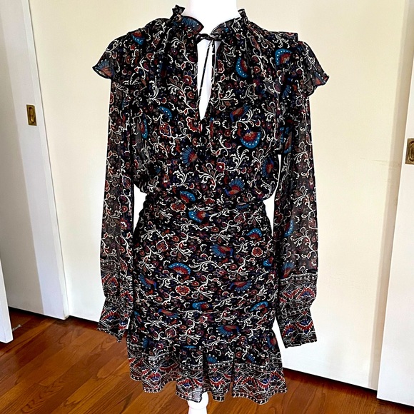 Veronica Beard Jaylene Silk Dress - Picture 1 of 7